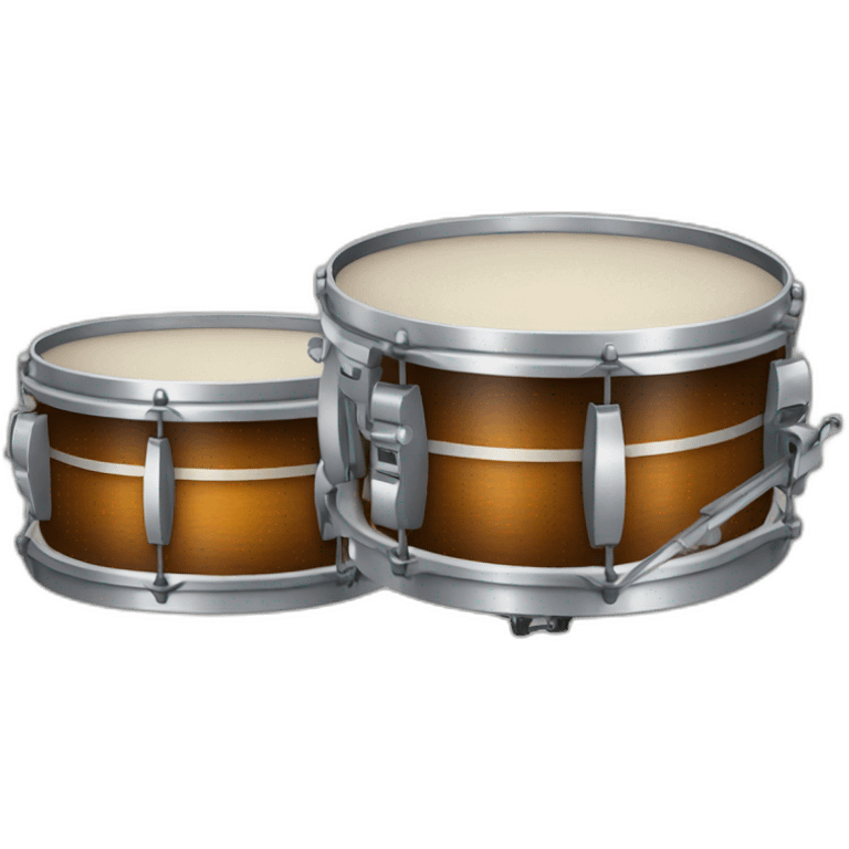 snare and bass drum emoji