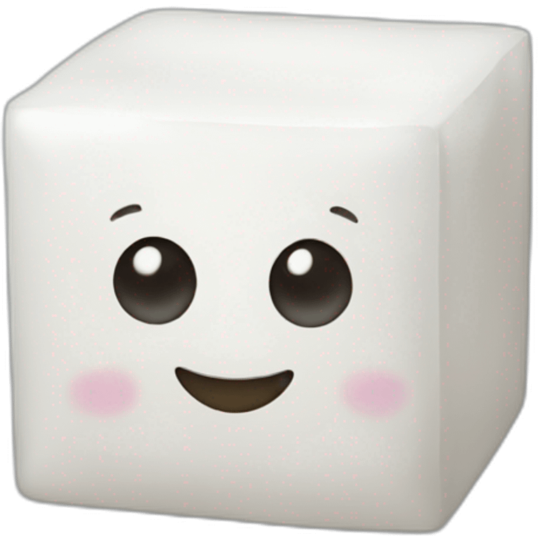 Sugar cube emoji