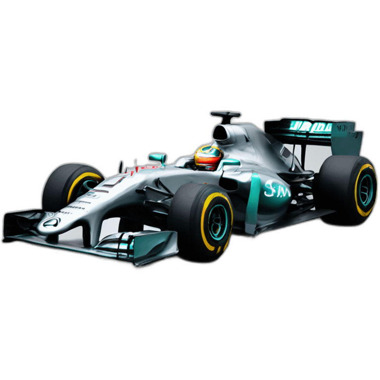 Formule 1 Mercedes emoji