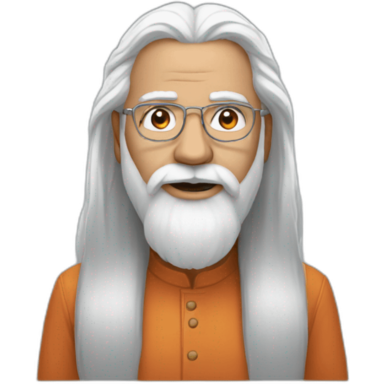 modi with long hair emoji