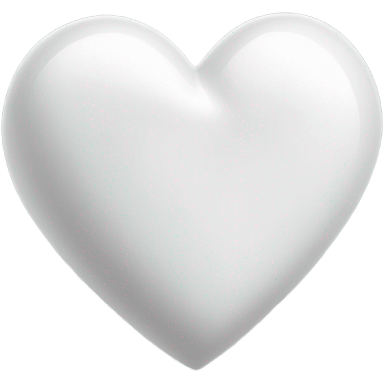 White heart  emoji