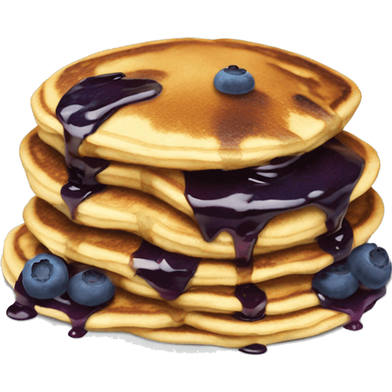 Blueberry pancakes  emoji