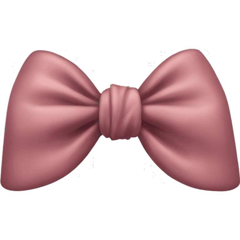 Coquette bow with boba emoji