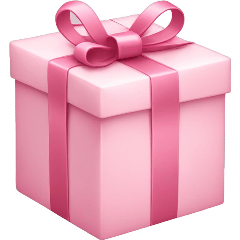 Light pink present emoji