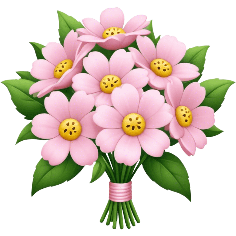 pale pink flower bouquet  emoji