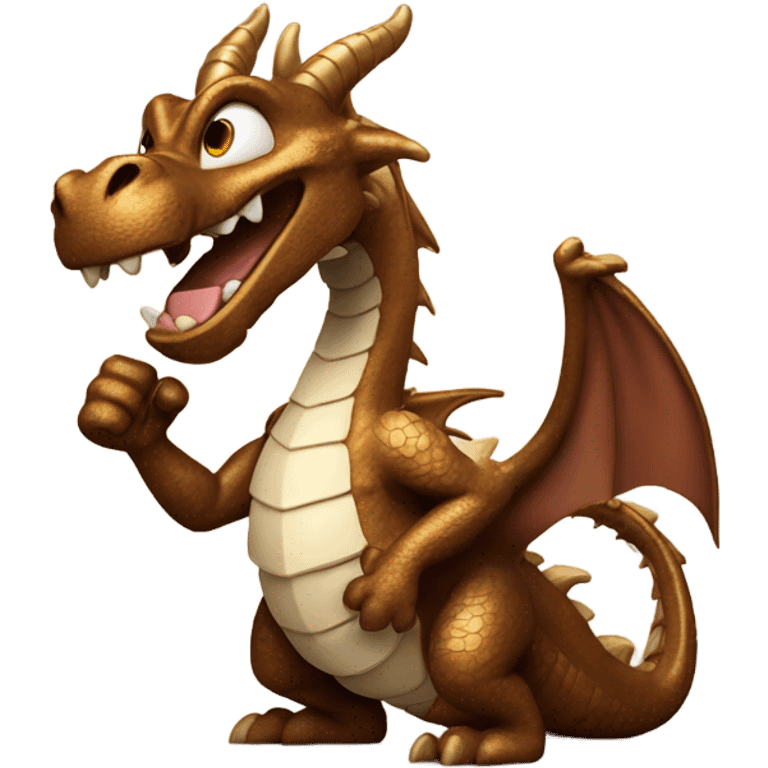 bronze dragon giving thumbs up emoji