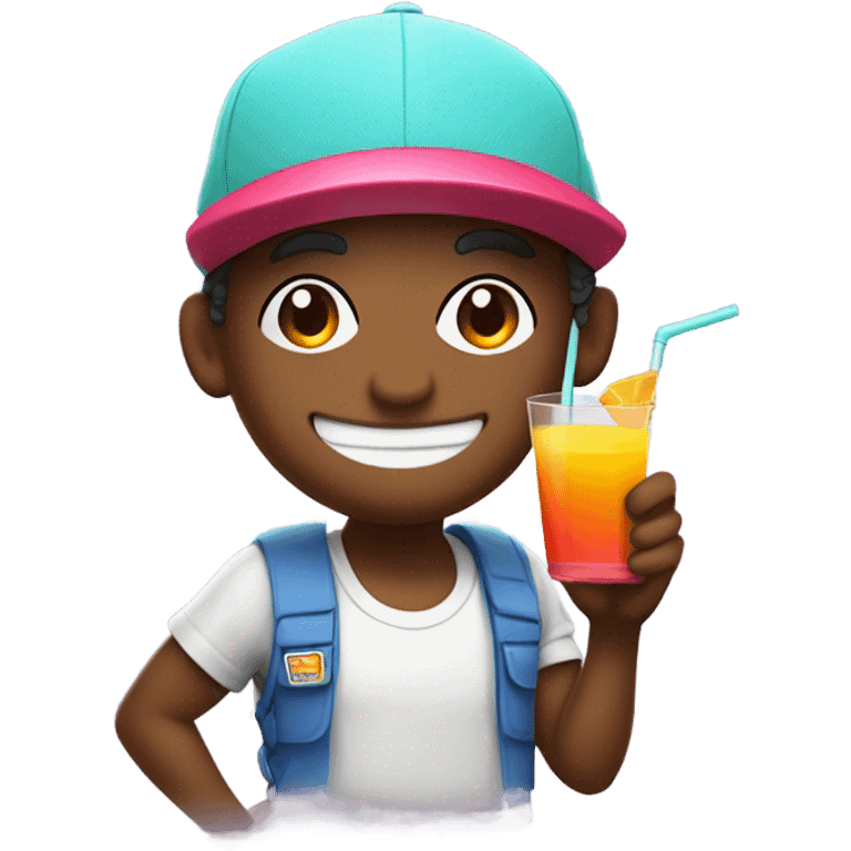 Juice box hero emoji