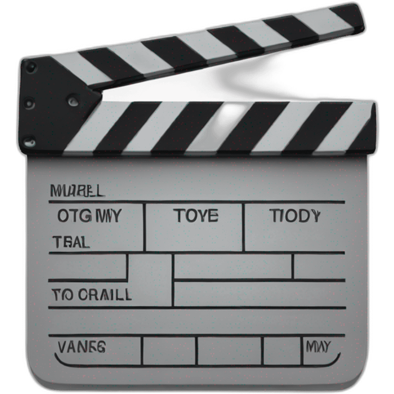 Clapboard emoji