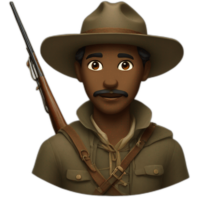 hunter from nineteen century emoji