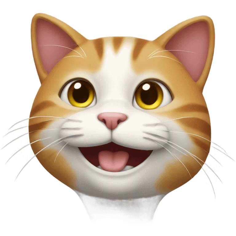 Happy cat emoji