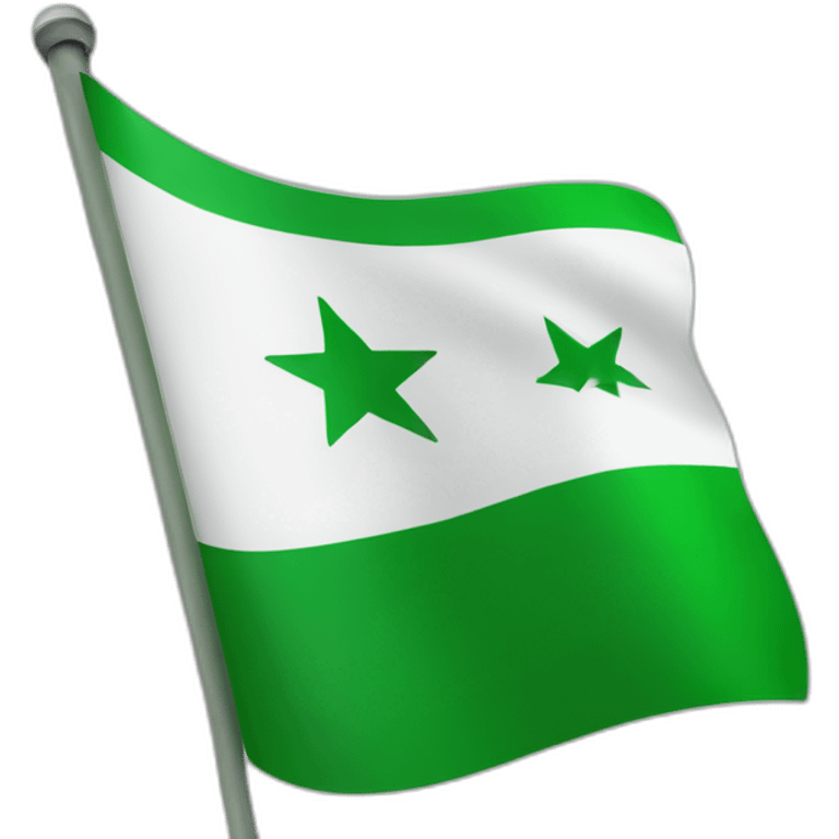 Green syria flag emoji