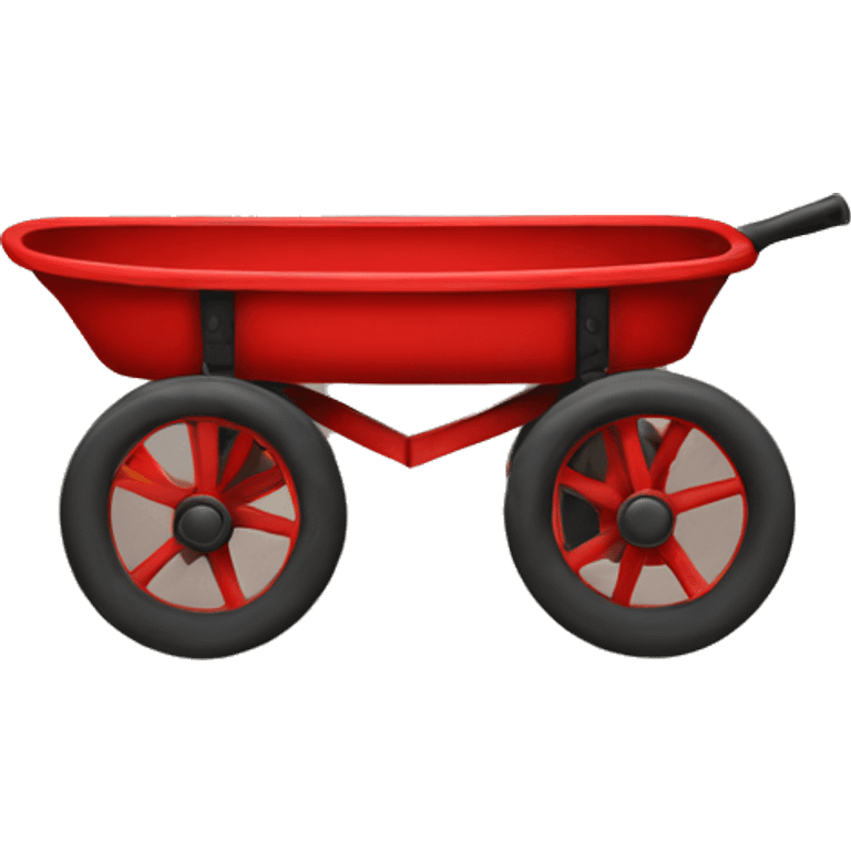 Red wagon emoji