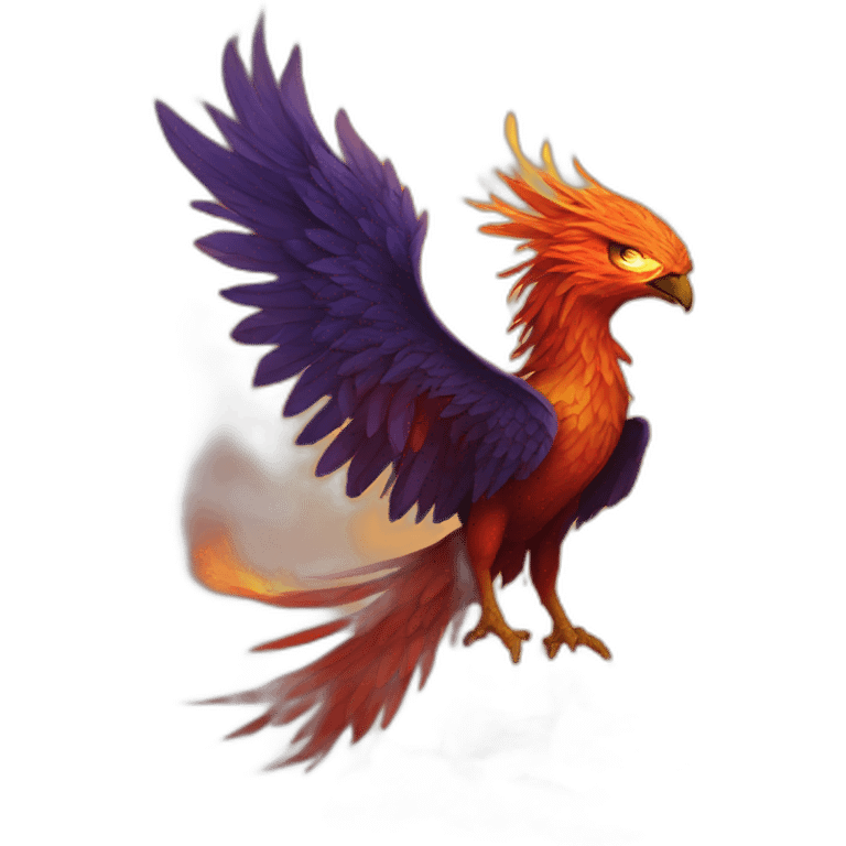 phoenix rising from ashes emoji