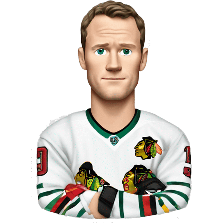 Jonathan Toews as a Rolex watch emoji