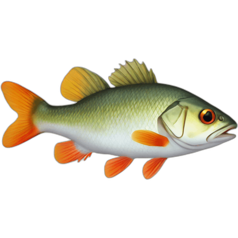 european perch fish emoji