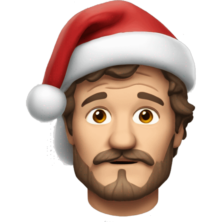 Pedro Pascal as Santa Claus  emoji