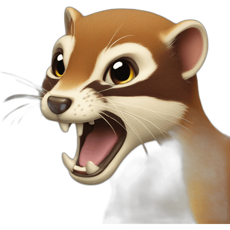 Angry weasel emoji