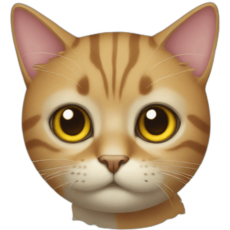 cat with giant head emoji