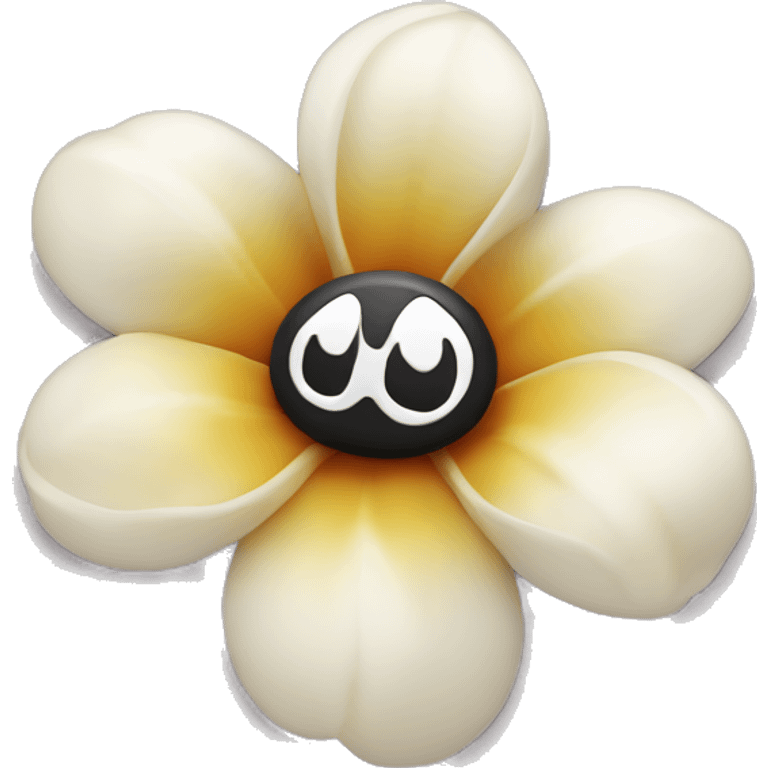 Elegant flower hair clip  emoji