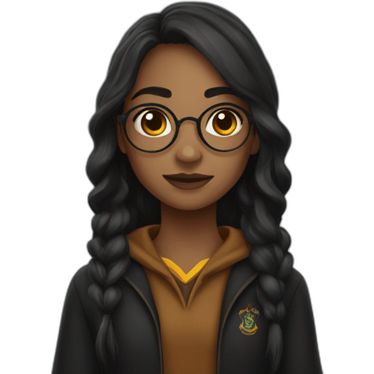 Girl in Harry Potter style emoji