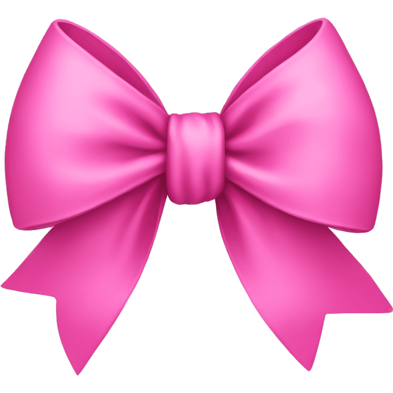 Pink bow emoji