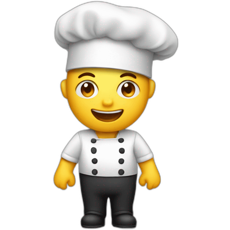 chef in a hat with BBQ emoji