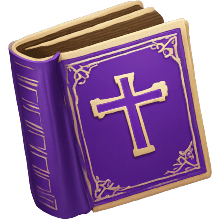 Purple Bible emoji