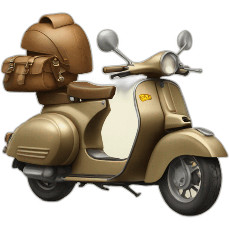 indiana jones in vespa emoji