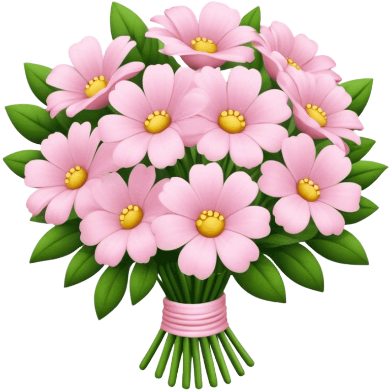 pale pink flower bouquet  emoji