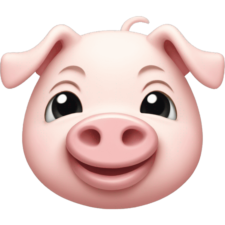 winking pig emoji