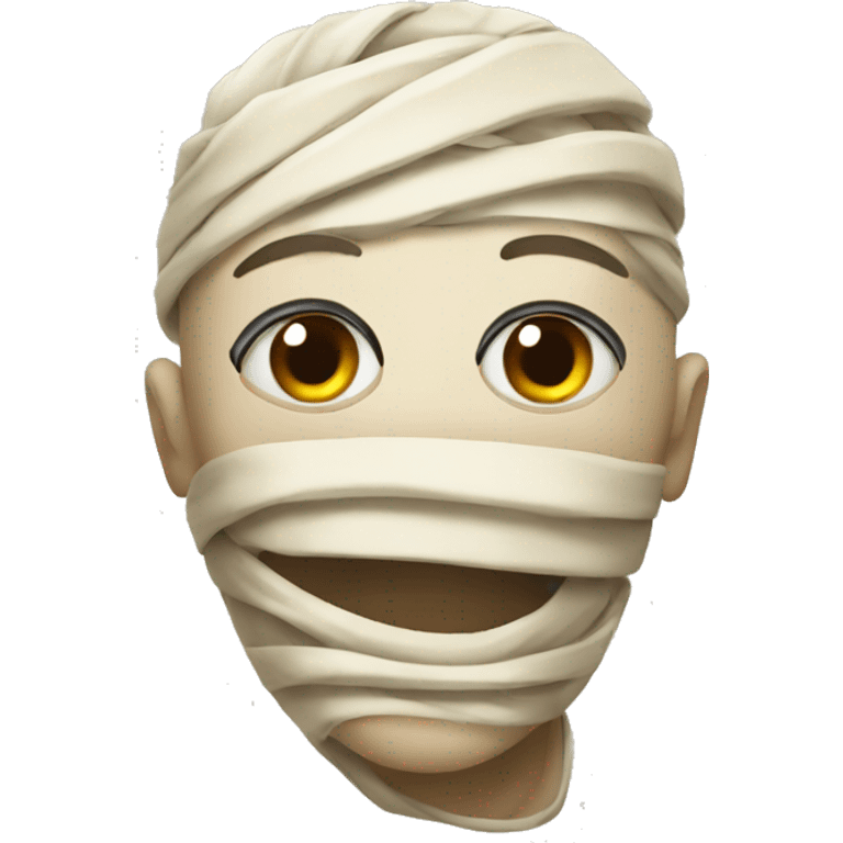 Mummy head emoji