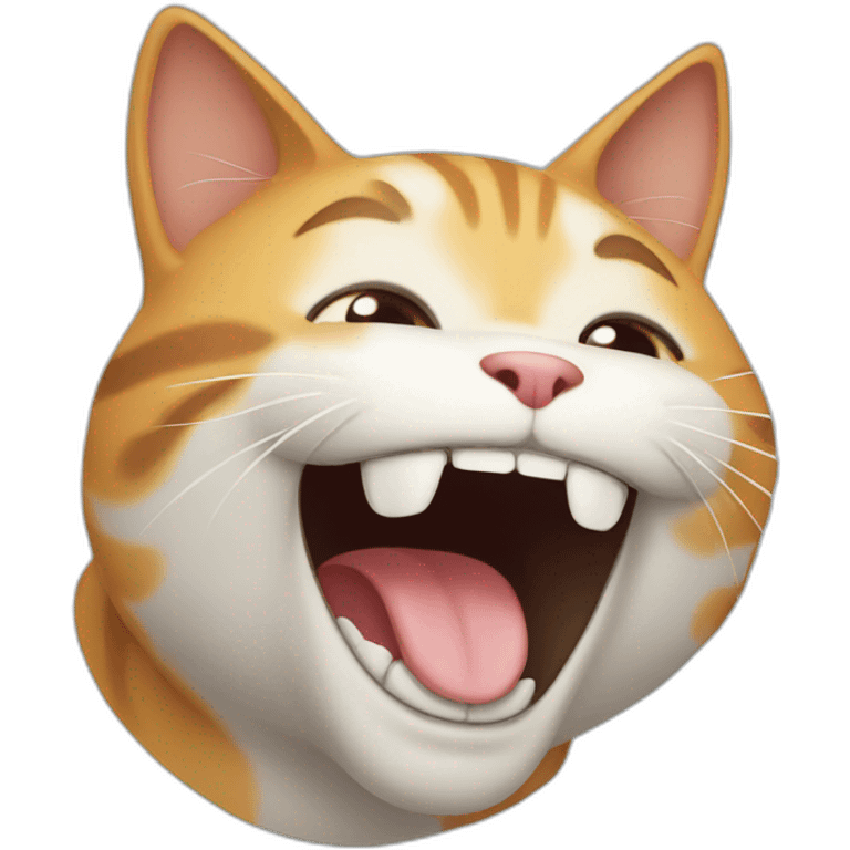 cat laughing emoji