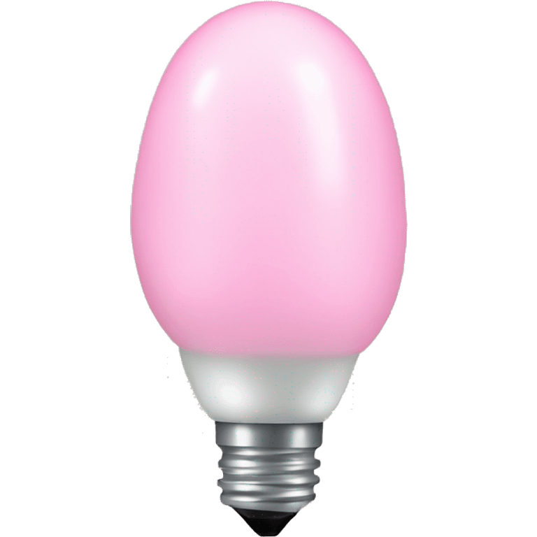 Light pink christmas light emoji