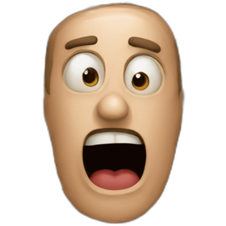 Shocked web developer emoji