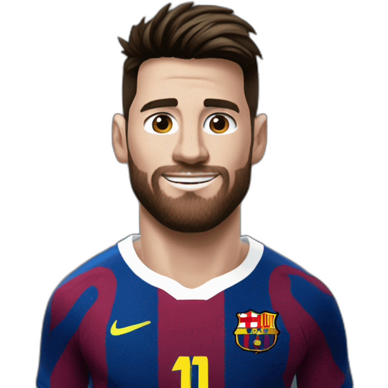 Messi donne son maillot a cr7 emoji