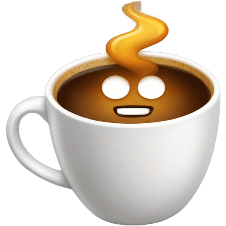 Hot coffee  emoji