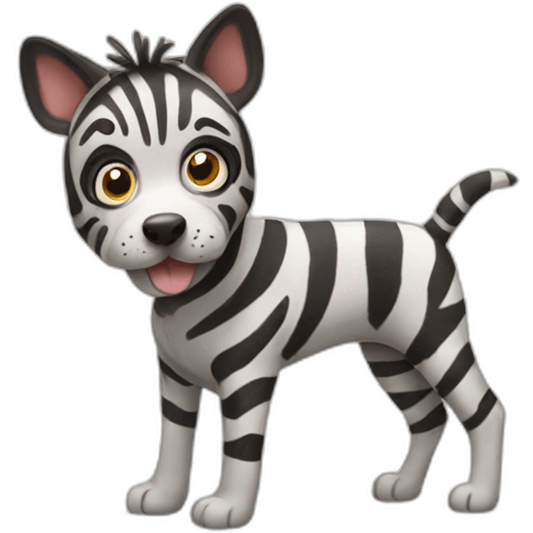 ZEBRA DOG emoji