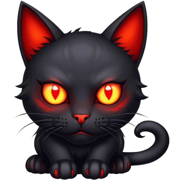 Demon cat emoji