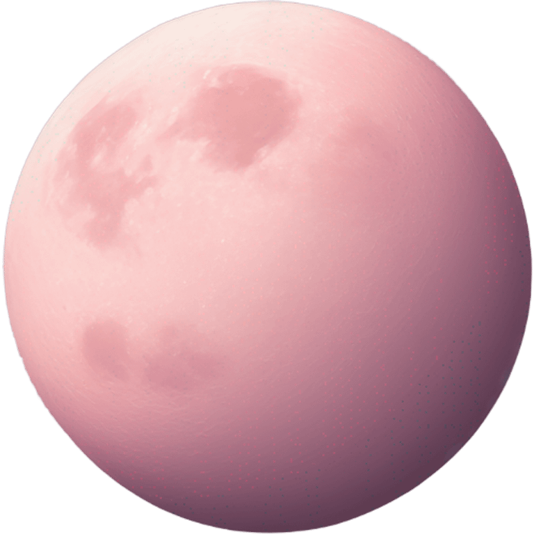 pastel pink moon emoji