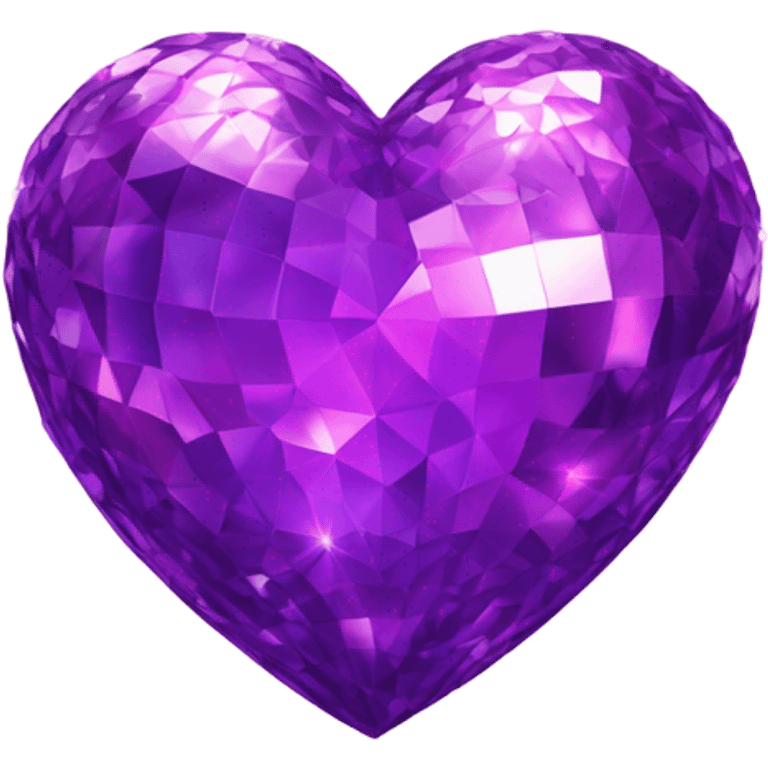 disco heart purple emoji