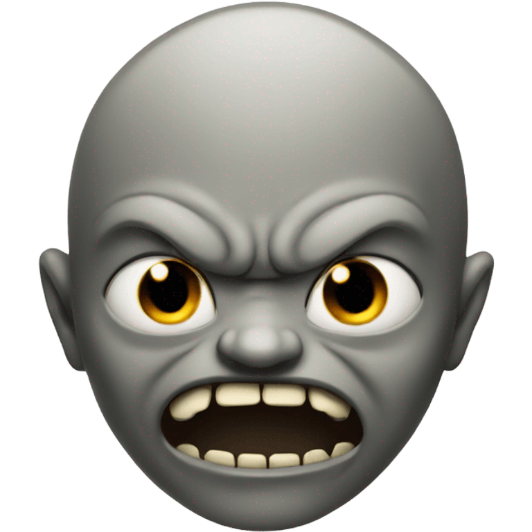 Evil mean creature emoji