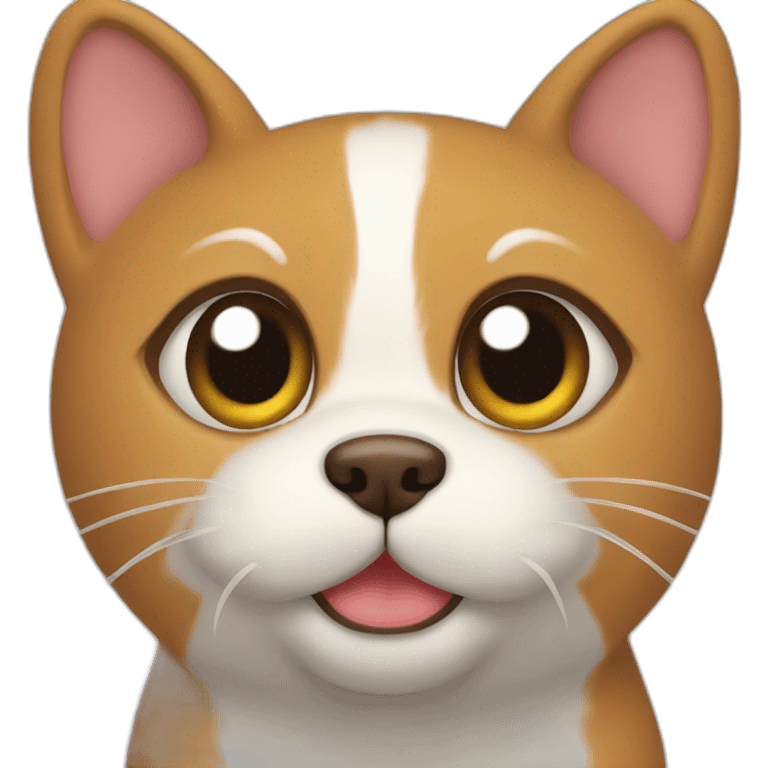 Gato mas perro emoji