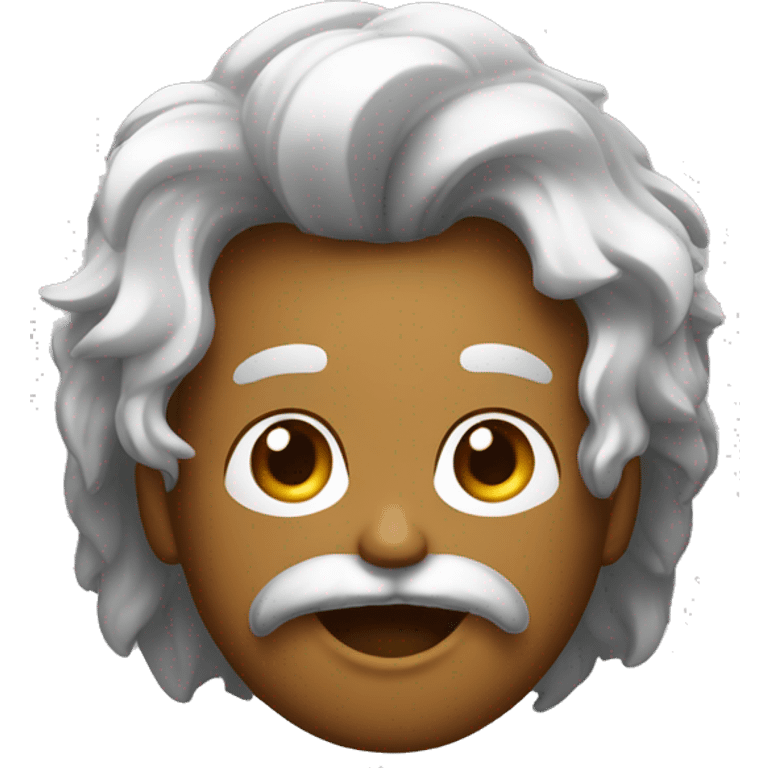 crie um emoji com cabelo preto tomando cerveja emoji