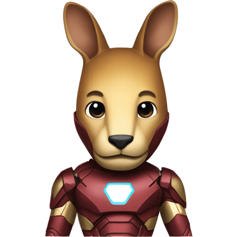 kangaroo iron-man suit emoji