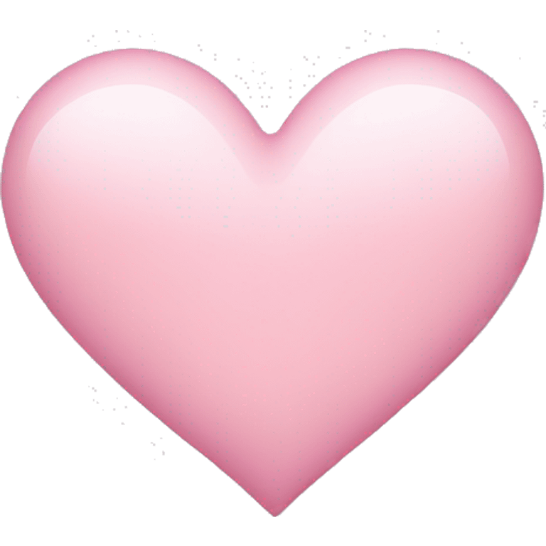 light pink heart  emoji