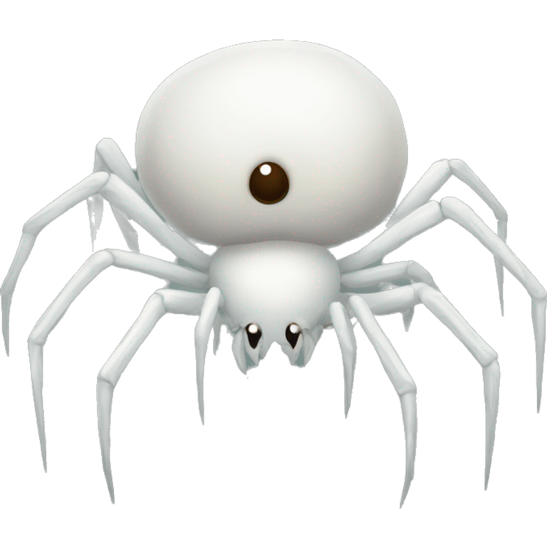 white phasm spider monster front v emoji