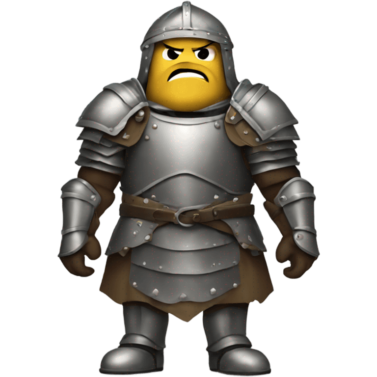 gigantic angry evil man in the armor emoji