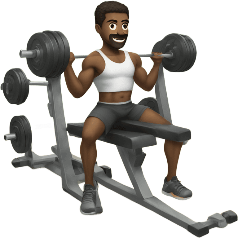 Men in the gym emoji