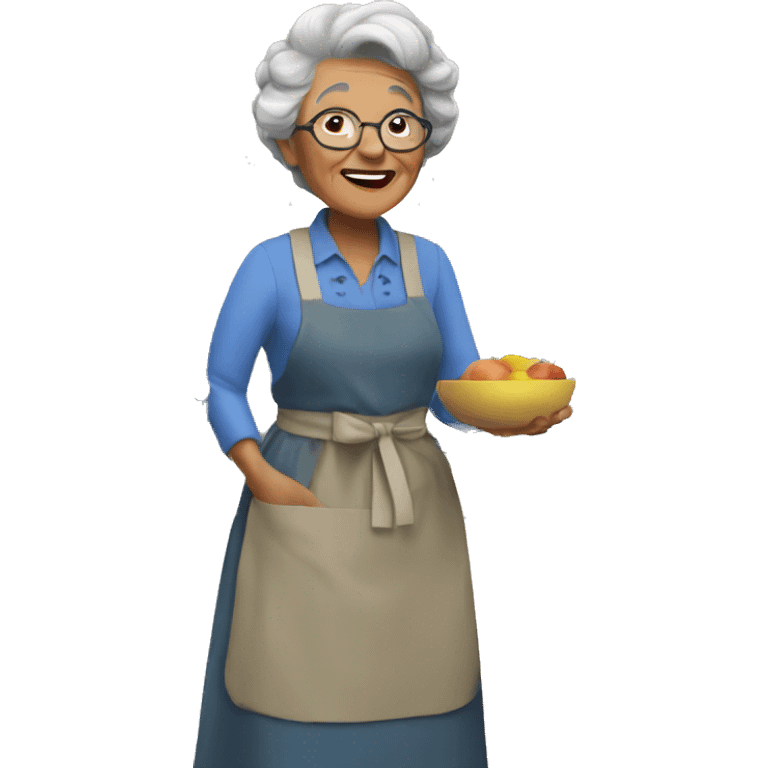 Granny in the Kitchen emoji