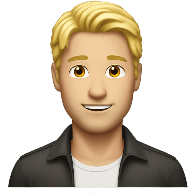 handsome blond man emoji